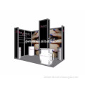 import 3x6 L shape booth exhibit display for cosmetic show from shanghai factory